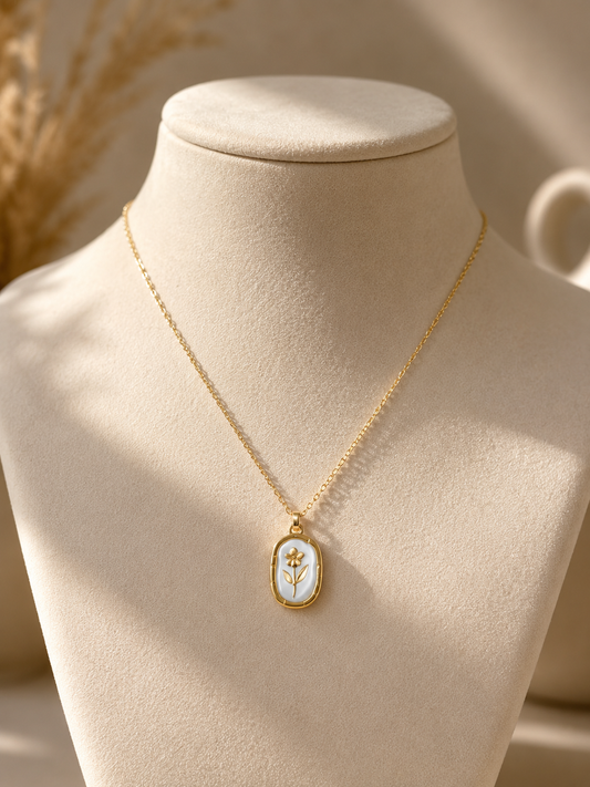 Golden Petal Pendant