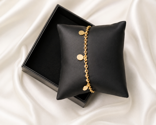 Dainty Disc Bracelet