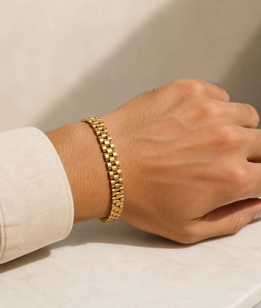 Golden Link Bracelet
