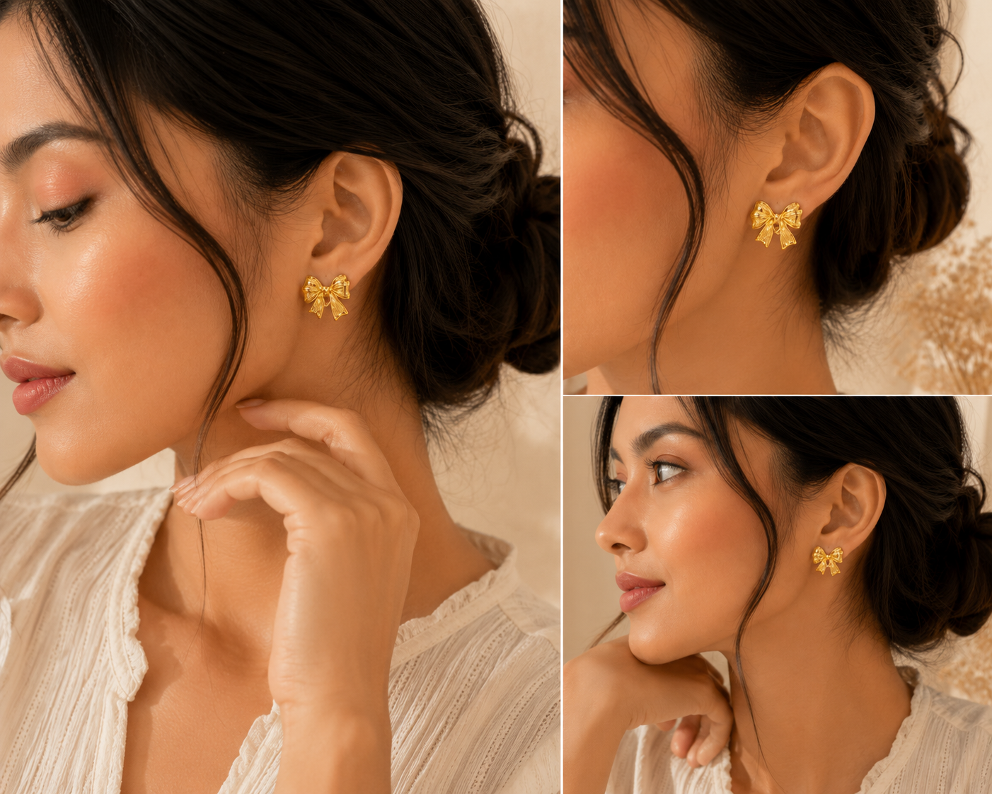 Luna Bow Earrings 🎀