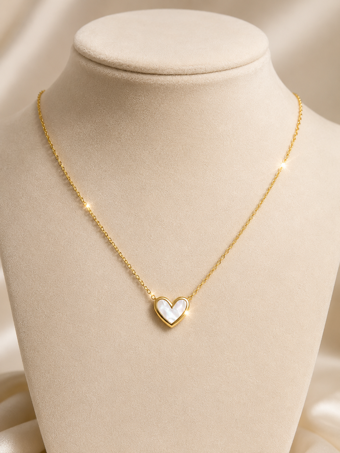 Opal Heart Pendant