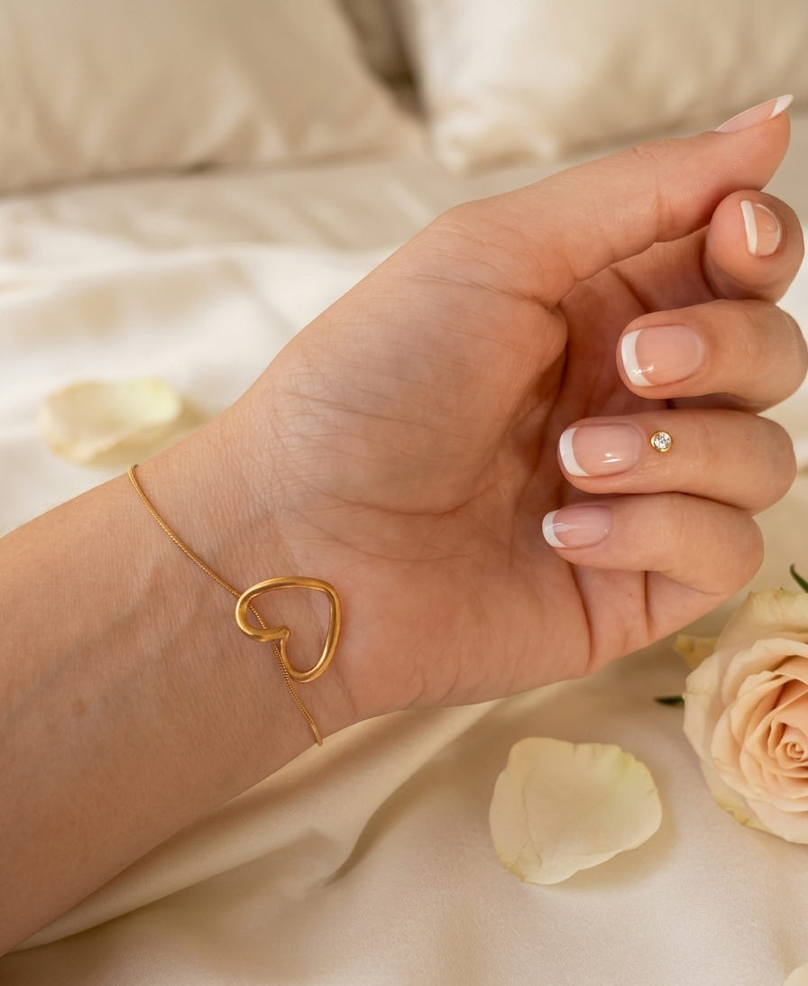 Elegant Heart Bracelet