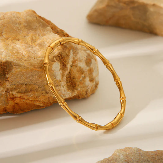 Golden Bamboo Cuff